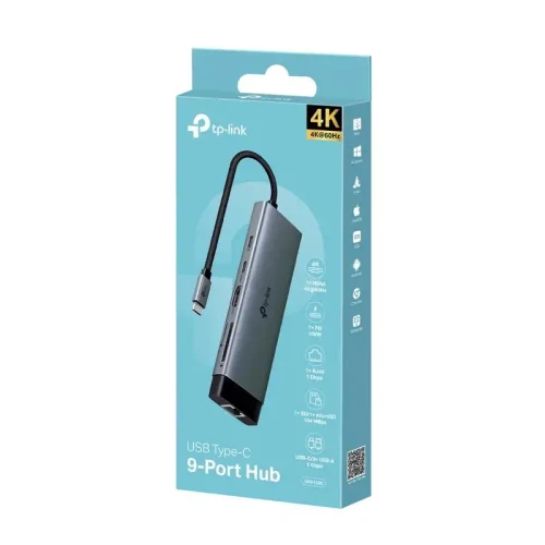 USB Hub TP-LINK UH9120C, Silver