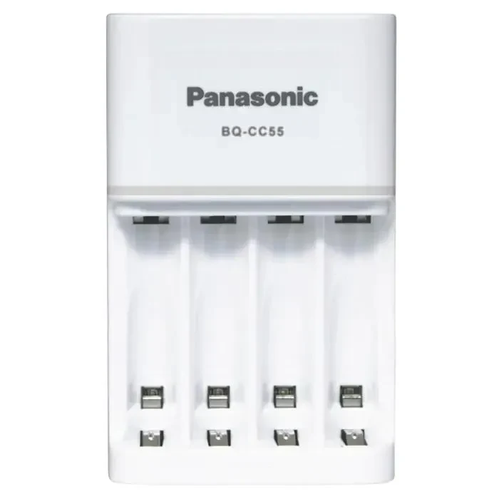 Battery Charger Panasonic BQ-CC55E, White 4