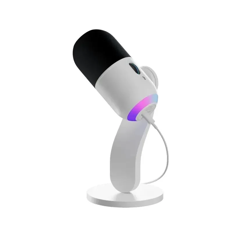 Gaming Microphone Logitech Yeti GX, Wired Analog, White 6