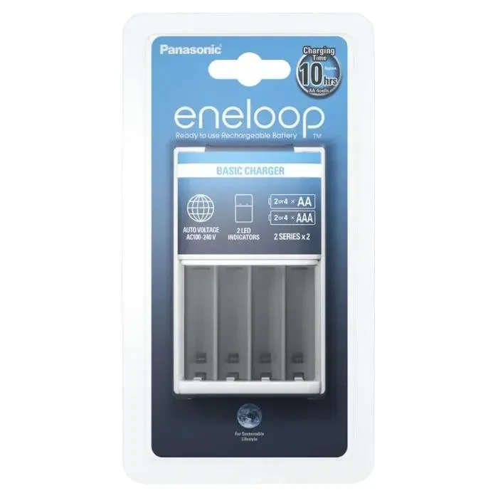 Battery Charger Panasonic BQ-CC51E, White 2