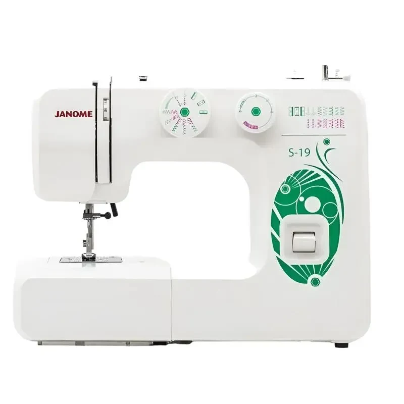 Sewing Machine JANOME S-19, White Green 2