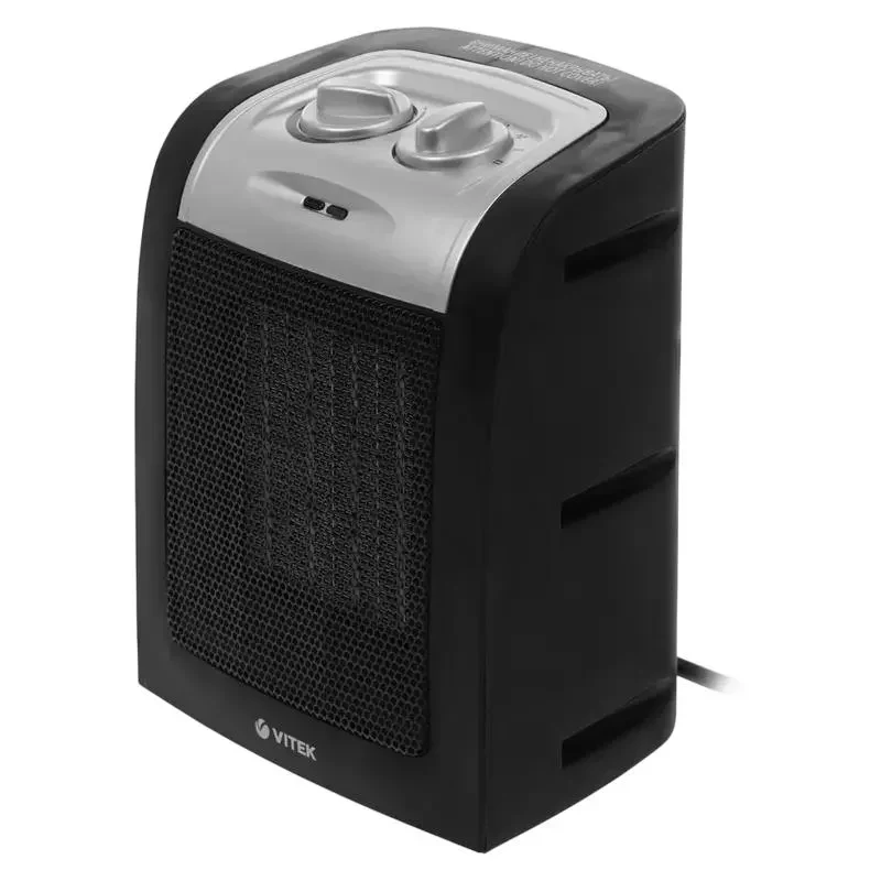 Fan heater VITEK VT-2067, 1800W, Black | Silver 2