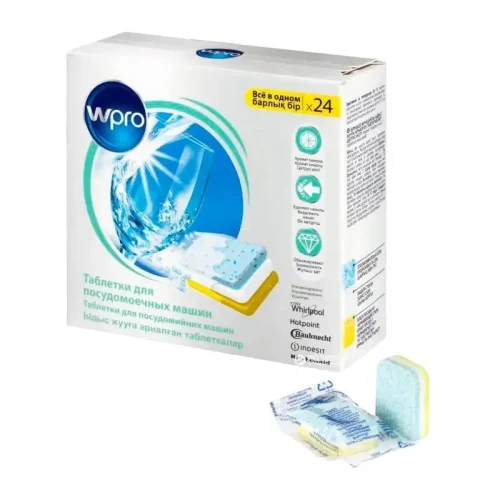 Dishwasher detergent tablets Whirlpool Wpro