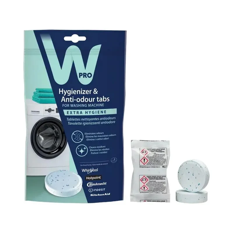 Washing machine hygienizer & anti-odour tabs Whirlpool Wpro  2
