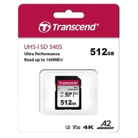 Memory Card Transcend SDXC 340S, 512GB (TS512GSDC340S)
