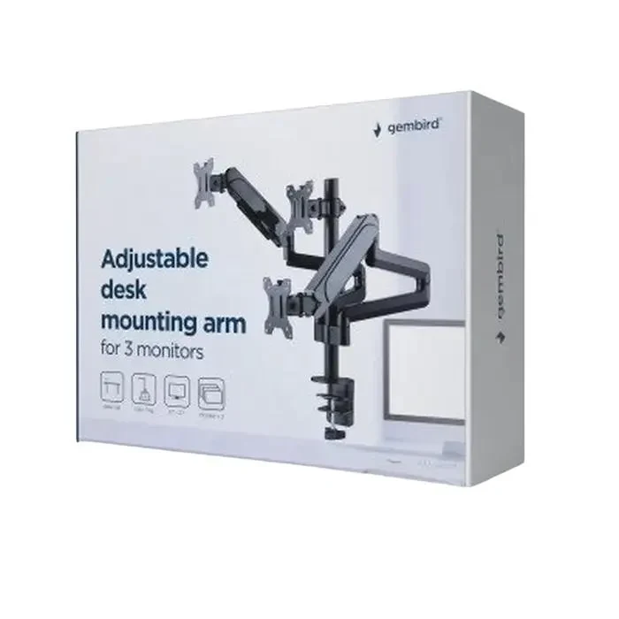 Monitor Mount Gembird MA-DA3-01, Black 4