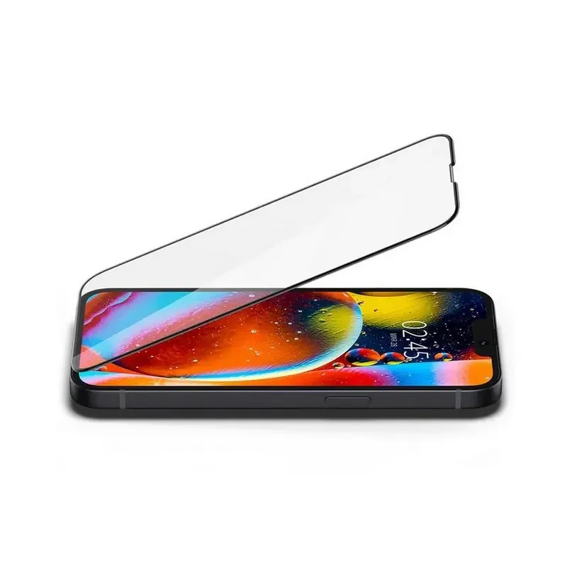 Screen Protector Glass Spigen iPhone 14 Plus, Glass FC, Black 5