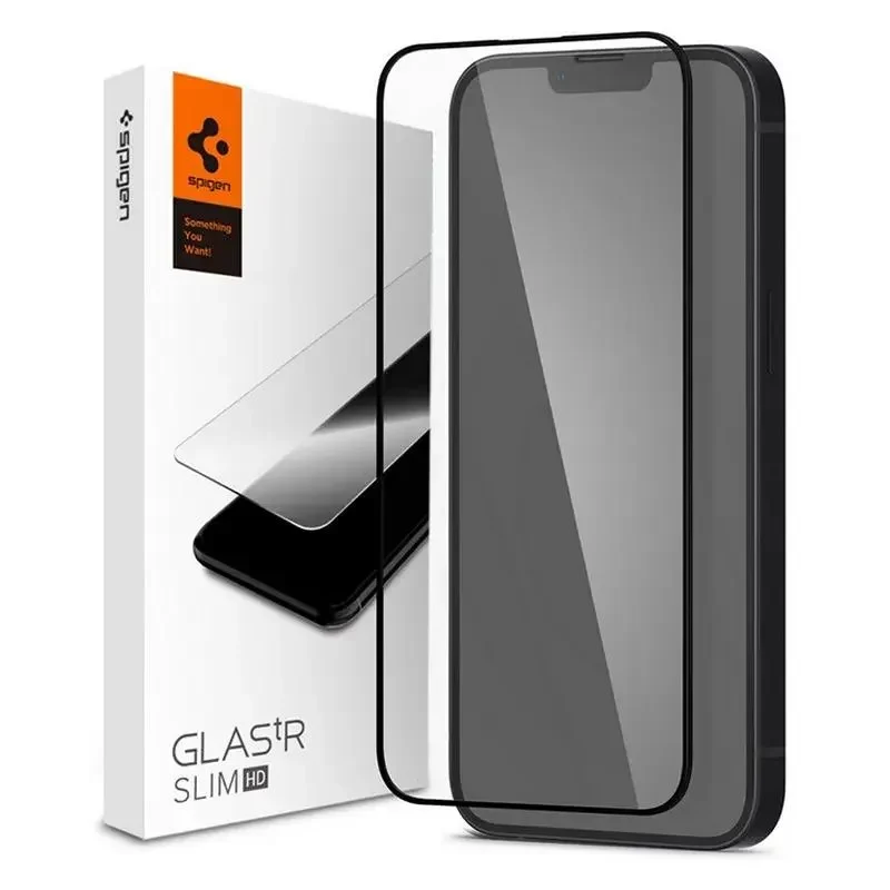 Screen Protector Glass Spigen iPhone 14 Plus, Glass FC, Black 2
