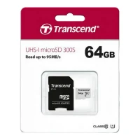 Memory Card Transcend MicroSDXC Class 10, 64GB (TS64GUSD300S)