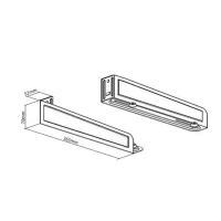 Universal brackets Gembird WM-U35-01-W, White 3
