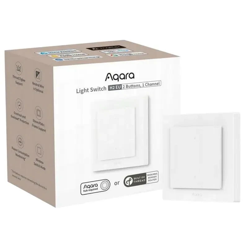Smart Switch AQARA Light Switch H2, White 6