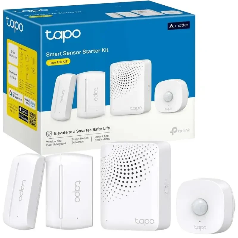 Smart Motion Sensor TP-LINK Tapo T30 KIT, White 6