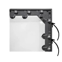 Fixed Frame Screen Sopar # 8302VC-RN, 136", 16:9 3