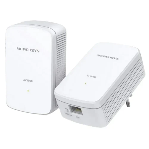 Powerline Adapter MERCUSYS MP500 KIT, AV1000, 1000 Mbps, White