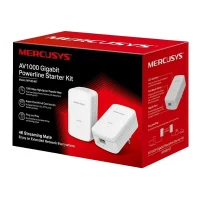 Powerline Adapter MERCUSYS MP500 KIT, AV1000, 1000 Mbps, White 2
