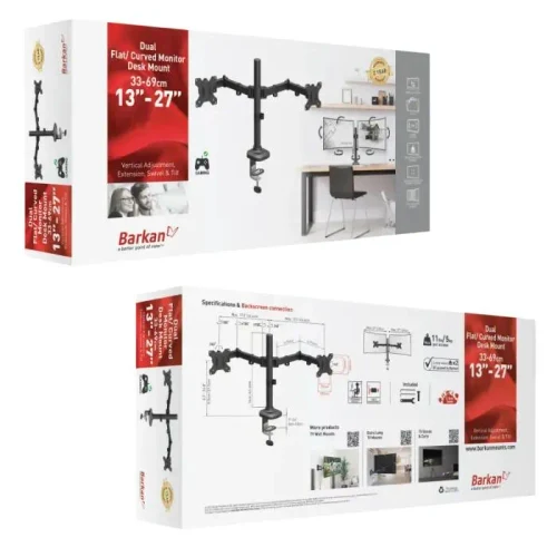 Monitor Mount BARKAN M142T, Black