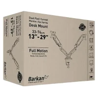 Desktop Monitor Stand BARKAN M142P, Black 2