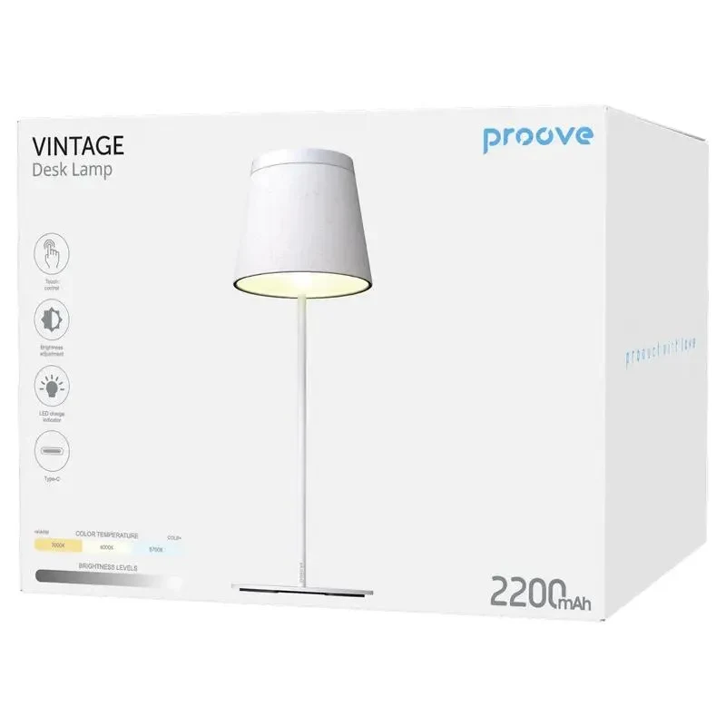 Desk Lamp Proove Vintage, White 2