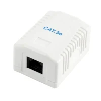 Socket for wall mounting Cablexpert MVS-2S6-01, White