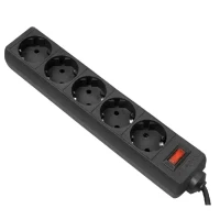 Power Strip Ultra Power UP3-B-1.8UPS, 5 Outlets, 1,8m, Black 2
