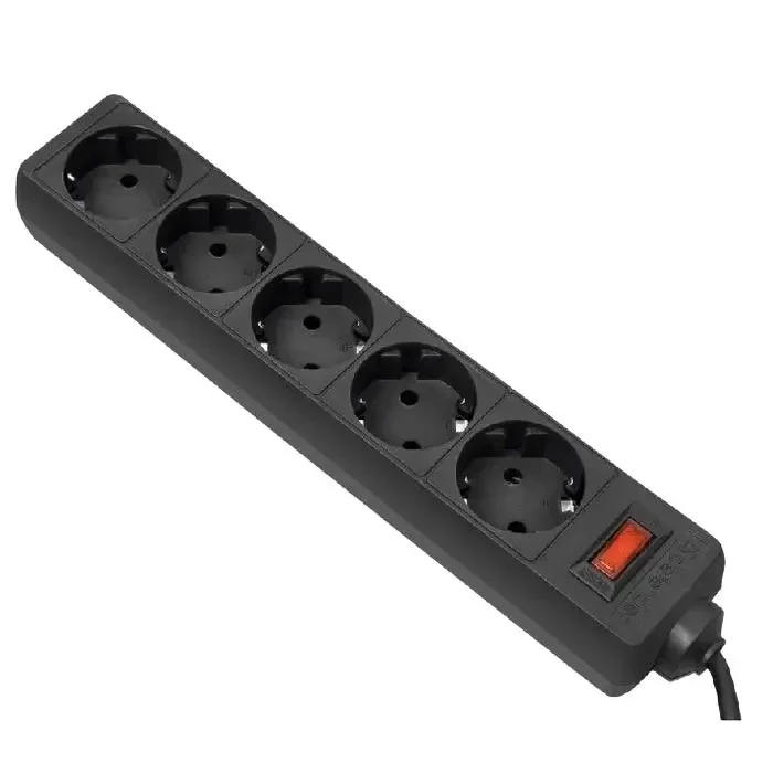 Power Strip Ultra Power UP3-B-1.8UPS, 5 Outlets, 1,8m, Black 2