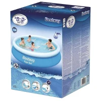Inflatable Pool Bestway Fast Set, 6050L, Blue/White, 57273 2