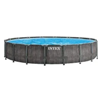 Framed Pool Intex GreyWood Premium, 24311L, Dark Grey, 26744 4