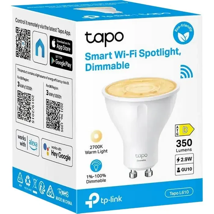 LED Bulb TP-LINK Tapo L610, GU10, White 2