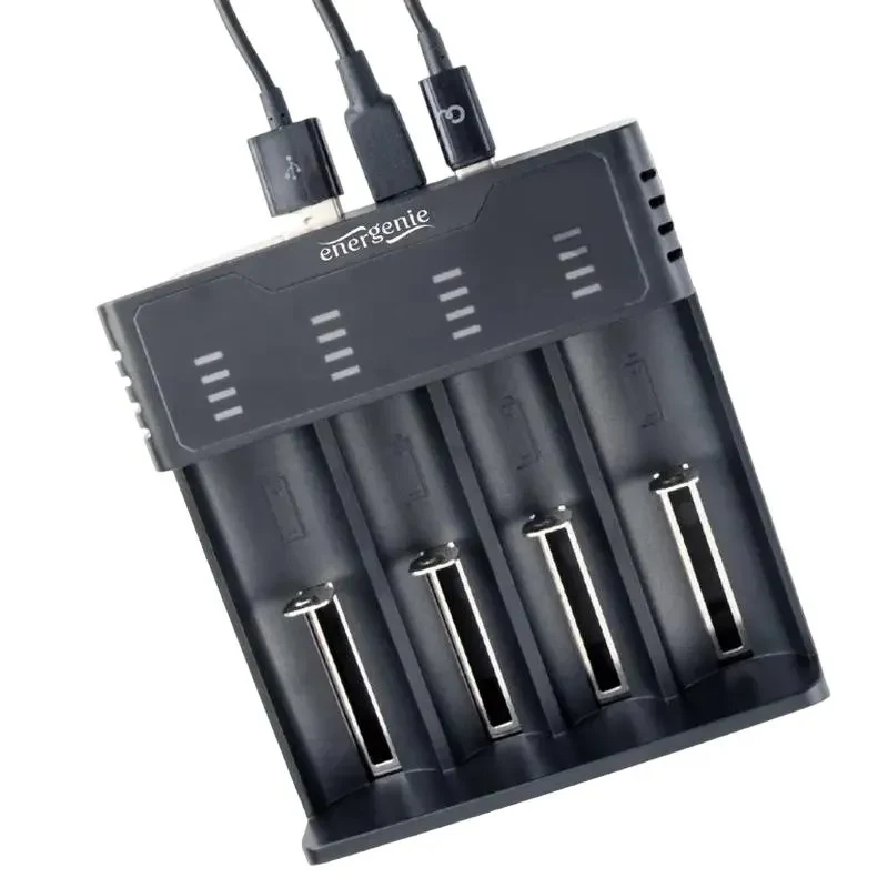 Battery Charger Energenie BC-USB-02, Black 5