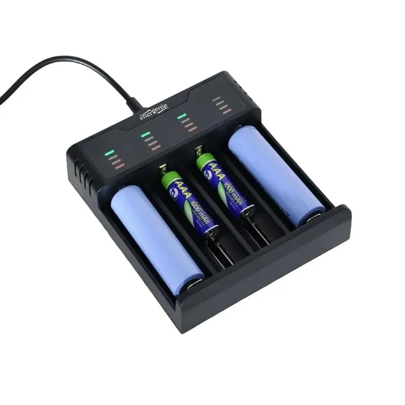 Battery Charger Energenie BC-USB-02, Black 3