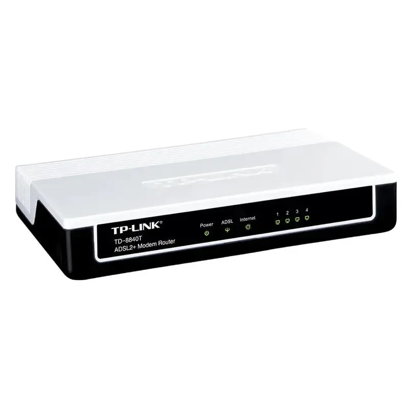ADSL Modem TP-LINK TD-8840T, ADSL/ADSL2/ADSL2 + up to 24 Mbps, Black 5