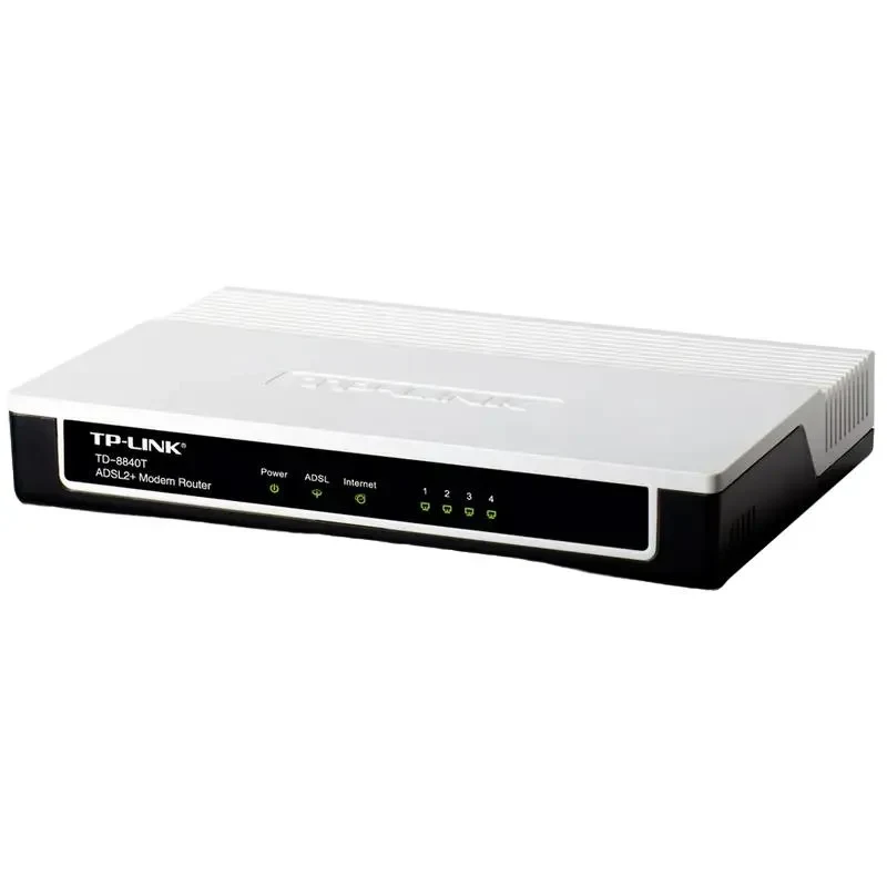ADSL Modem TP-LINK TD-8840T, ADSL/ADSL2/ADSL2 + up to 24 Mbps, Black 2