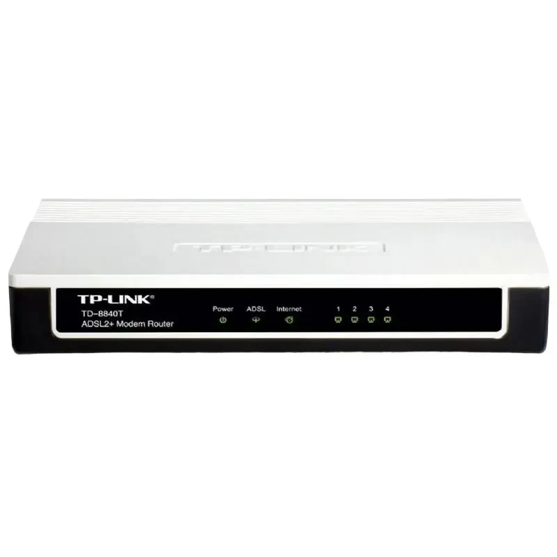 ADSL Modem TP-LINK TD-8840T, ADSL/ADSL2/ADSL2 + up to 24 Mbps, Black 3