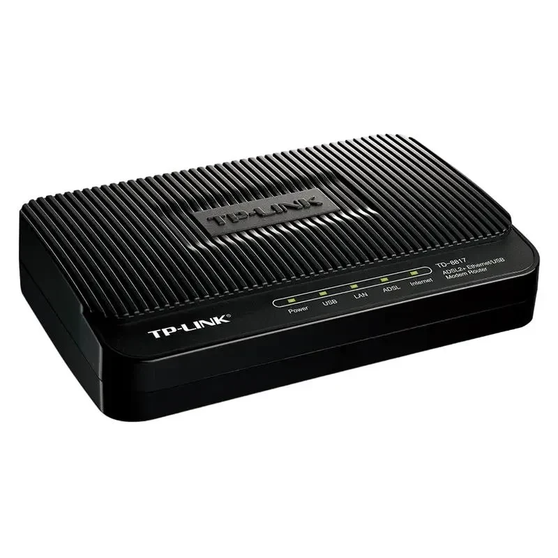 ADSL Modem TP-LINK TD-8817, ADSL/ADSL2/ADSL2 + up to 24 Mbps, Black 2