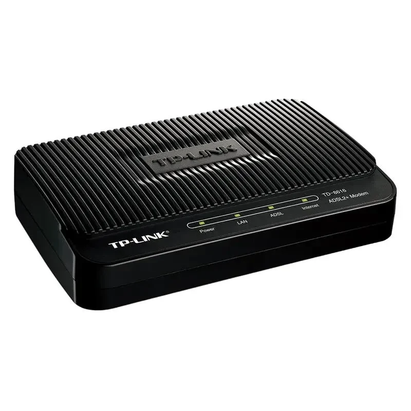 ADSL Modem TP-LINK TD-8616, ADSL/ADSL2/ADSL2 + up to24 Mbps, Black 4