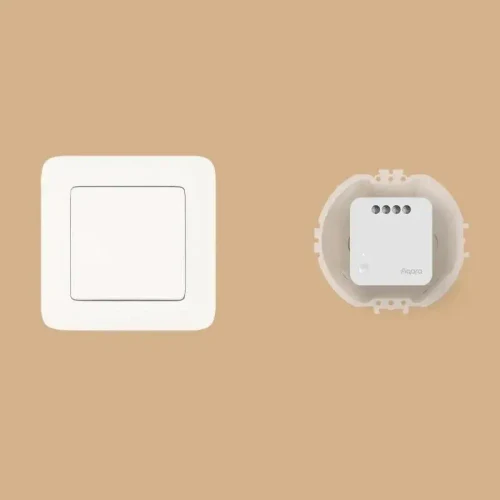 Smart Power Relay AQARA Single Switch Module T1, No Neutral, White