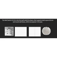Smart Switch AQARA H1, Double Rocker witht neutral, White 5