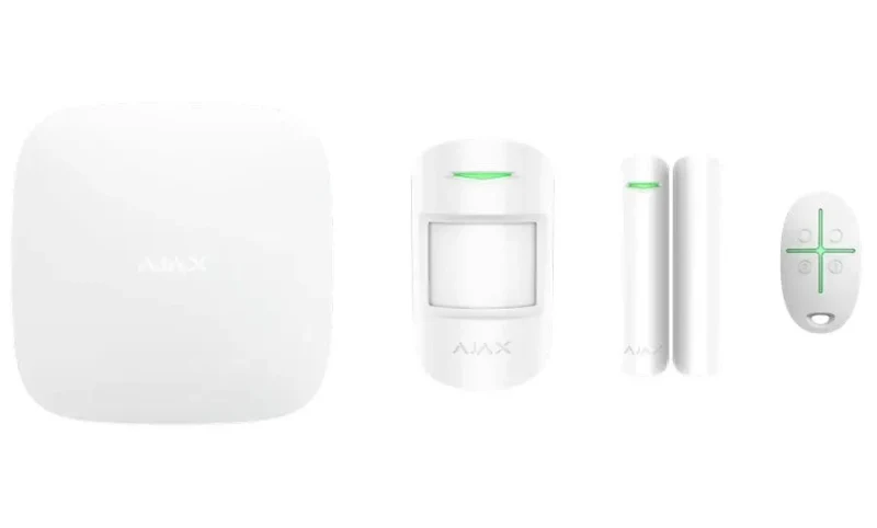 Security System Control Panel Ajax StarterKit, White 2