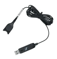 Audio Cable EPOS USB-ED 01, USB Type-A - ED (Easy Disconnect), Black