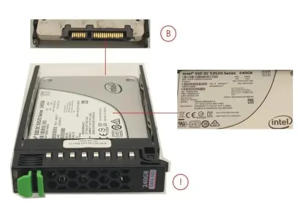 SSD SATA 6G 240GB Read-Int. 2.5' H-P EP 2
