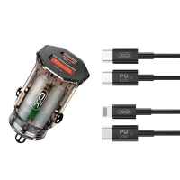 Car Charger XO CC50, 20W, Brown