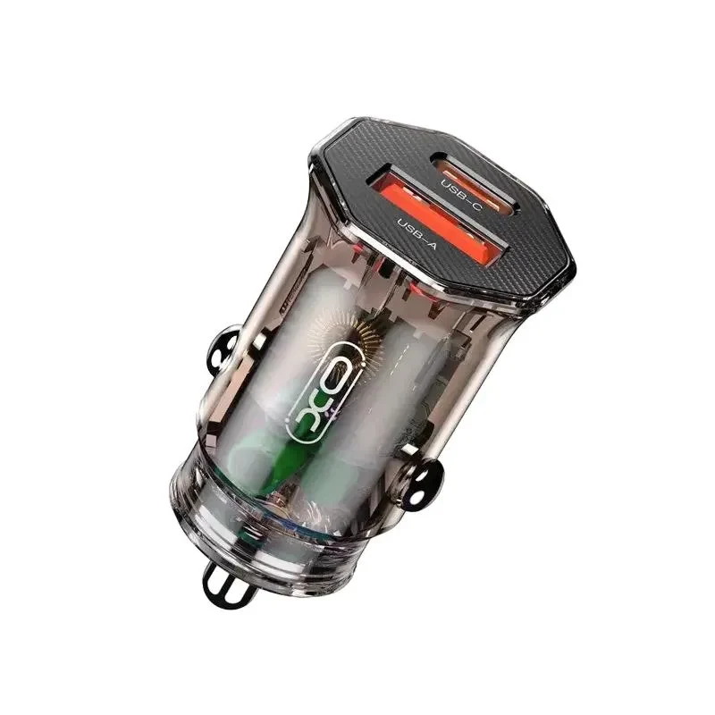 Car Charger XO CC50, 20W, Brown 2