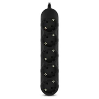 Power Strip SVEN EX-I5, 5 Outlets, 1,8m, Black