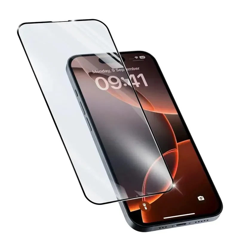 Screen Protector Glass Cellularline Impact Glass Capsule - iPhone 16 Pro Max, Black 2