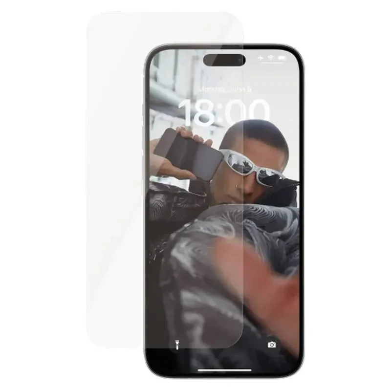 Screen Protector Glass PanzerGlass SAFE. UWF for iPhone 15 Plus, Transparent 2