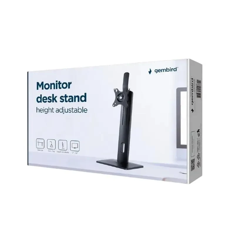 Desktop Monitor Stand Gembird MS-D1-01, Black 8