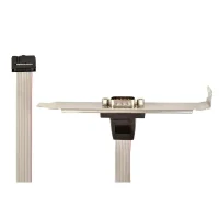DB9 serial port receptacle on bracket Cablexpert CCDB9RECEPTACLE, Gold 2
