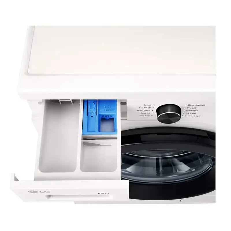 Combo Washer-Dryer LG W4X1085NWK, 8kg, White 7