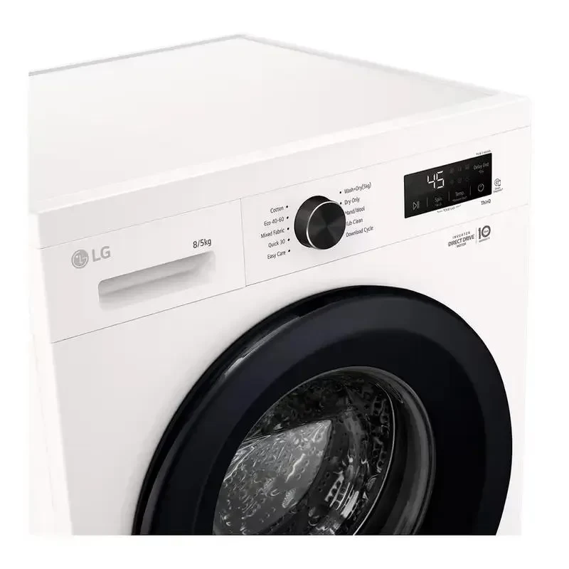 Combo Washer-Dryer LG W4X1085NWK, 8kg, White 3