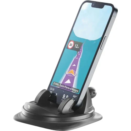 Smartphone holder Cellularline Dash Hub 360, Black